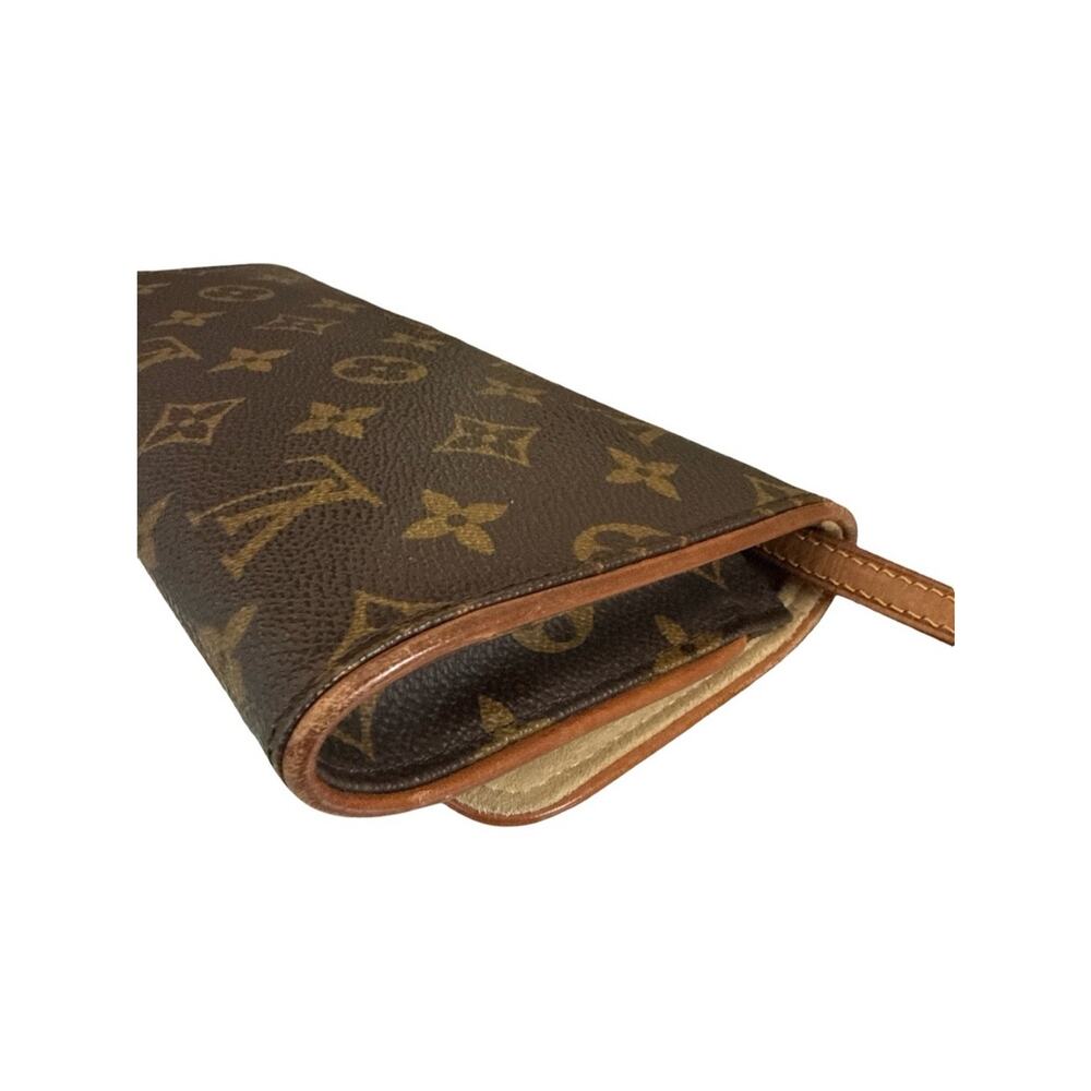 Authentic Louis Vuitton Pochette Twin GM Monogram Crossbody Clutch Bag Vintage - Picture 9 of 15